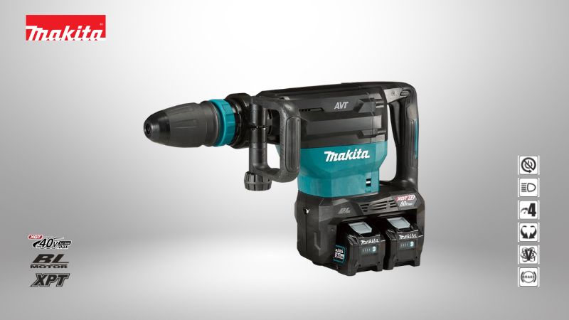 牧田Makita | 80V充電式無刷五溝電動鎚