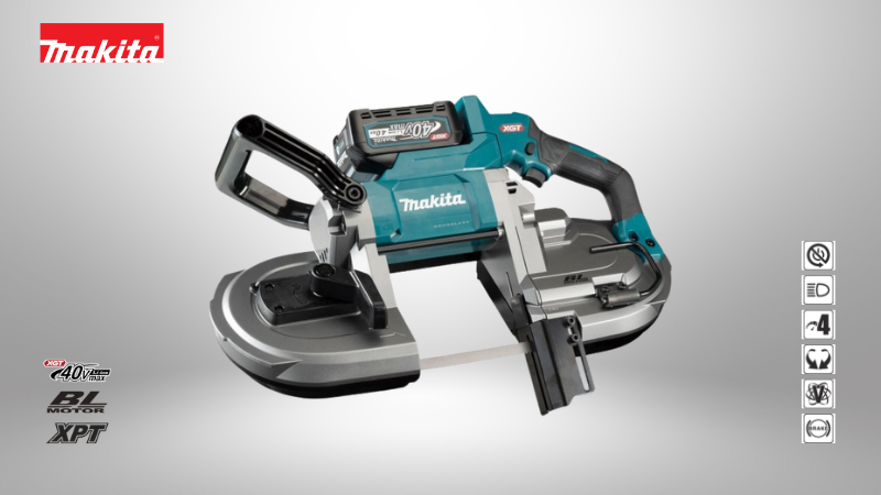 牧田Makita | 40V鋰電無刷手提帶鋸機