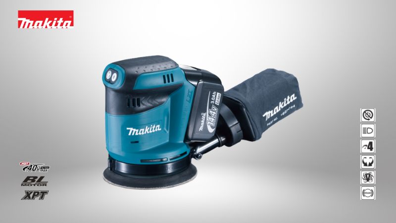 牧田Makita | 18V充電式隨機偏心砂光機（又稱圓盤砂光機）