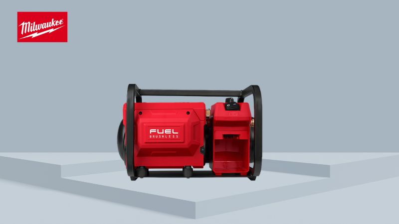 Milwaukee美沃奇 | 18V鋰電無碳刷靜音小型空壓機0.5HP 