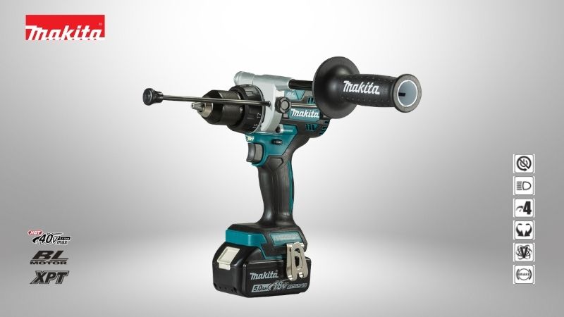 牧田Makita | 18V 中階無刷震動起子電鑽(單機)