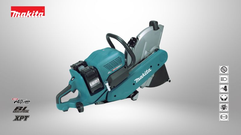牧田MAKITA | 40V 無刷「乾濕兩用」230mm（9吋）切斷機