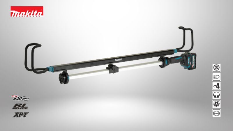 牧田Makita | 40V充電式長條折疊型 LED 工作燈