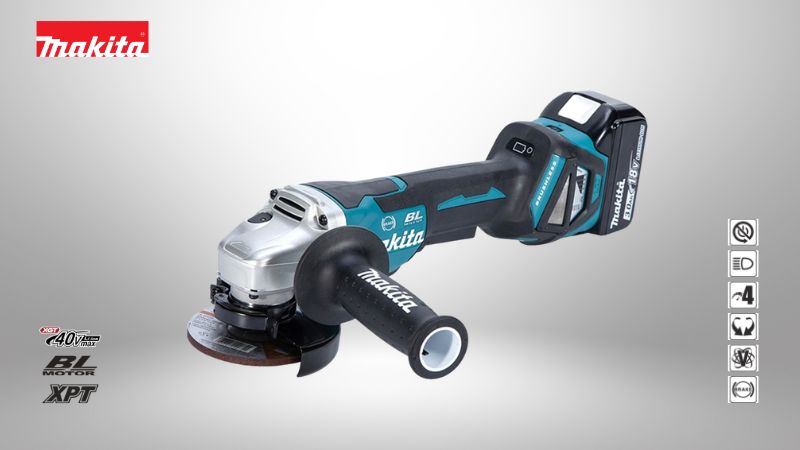 牧田Makita | 125mm (5吋) 充電式平面砂輪機