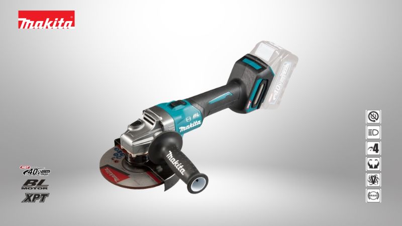 牧田Makita |  40V 6 吋（150mm）充電式平面砂輪機（單機版)