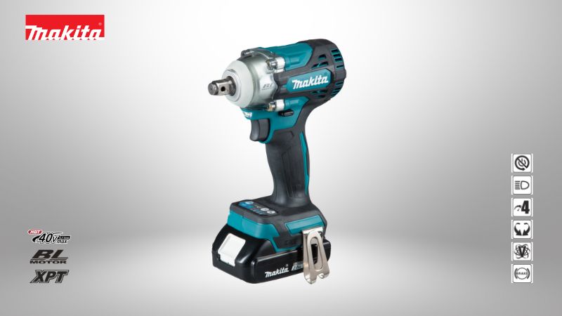 牧田Makita | 18V充電式無刷衝擊套筒板手 (4分/半吋) 
