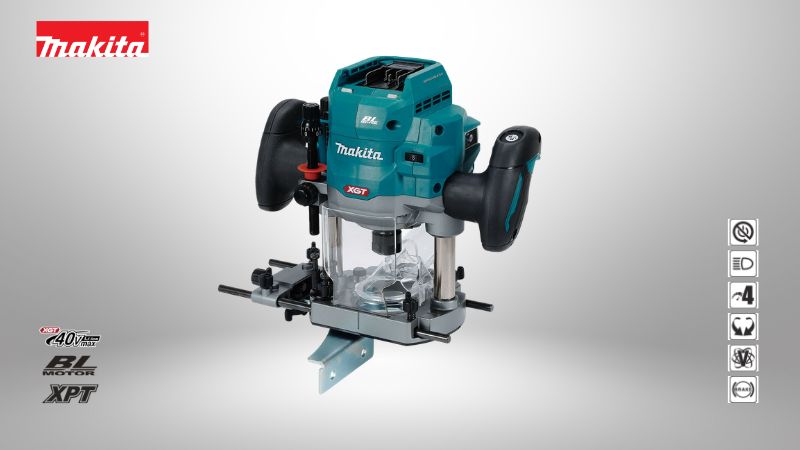 牧田Makita | 40V無刷木工用雕刻機(單主機 無電池 無充電器)