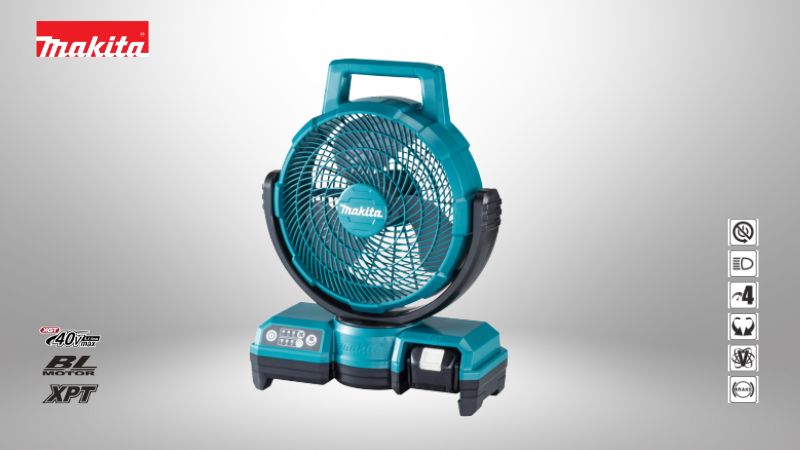 牧田Makita |  14.4V/18V 交直流兩用充電式電風扇