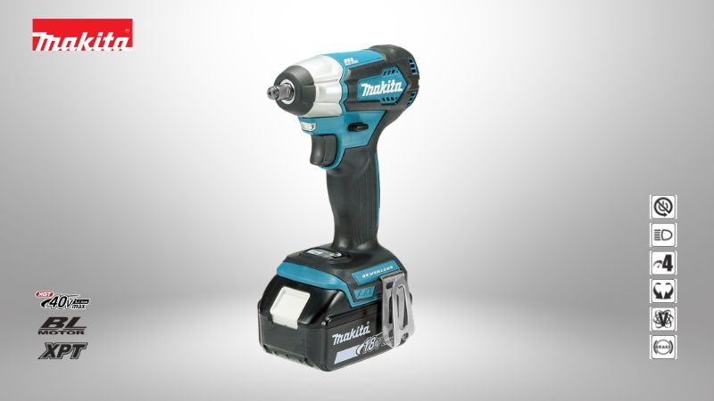 牧田Makita | 18V無刷衝擊套筒板手(單主機 無電池 無充電器)