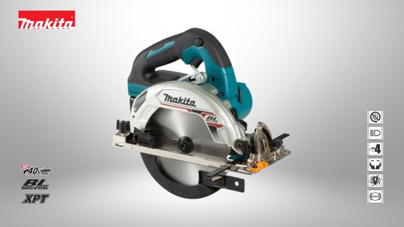牧田Makita | 18V單鋰電池充電式無刷「厚切」圓鋸機
