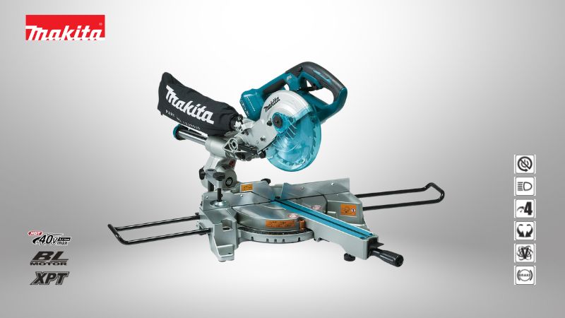 牧田MAKITA | 18V+18V=36V 充電式無刷雙軌多角度切斷機