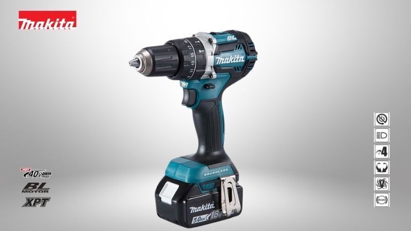 牧田Makita | 18V 中輕量級無刷三效能震動起子電鑽(單機)
