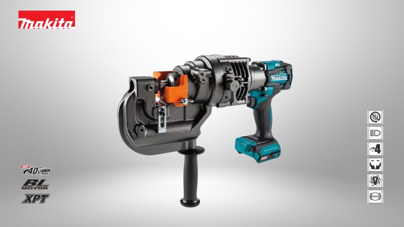 牧田Makita | 充電式無刷油壓金屬沖孔機