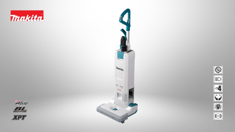 牧田Makita | 40Vmax充電式無刷直立式吸塵器