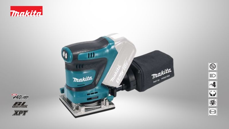 牧田MAKITA | 18V LXT 充電式平板砂紙機/砂光機