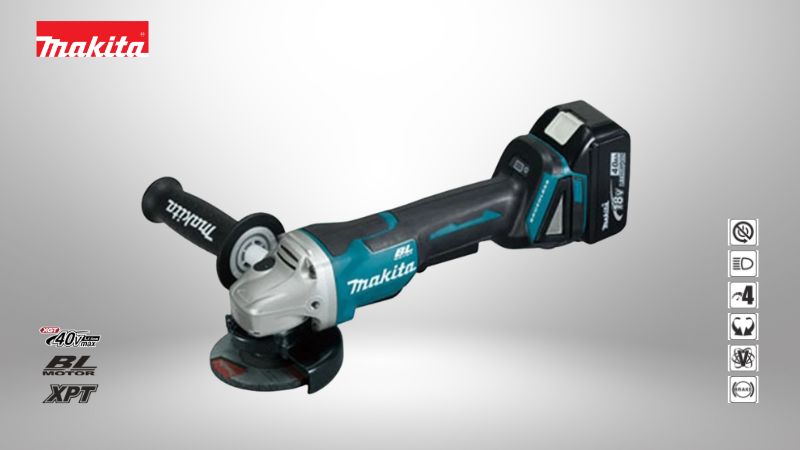 牧田Makita |  18V 鋰電 4 吋（100mm）無刷平面砂輪機