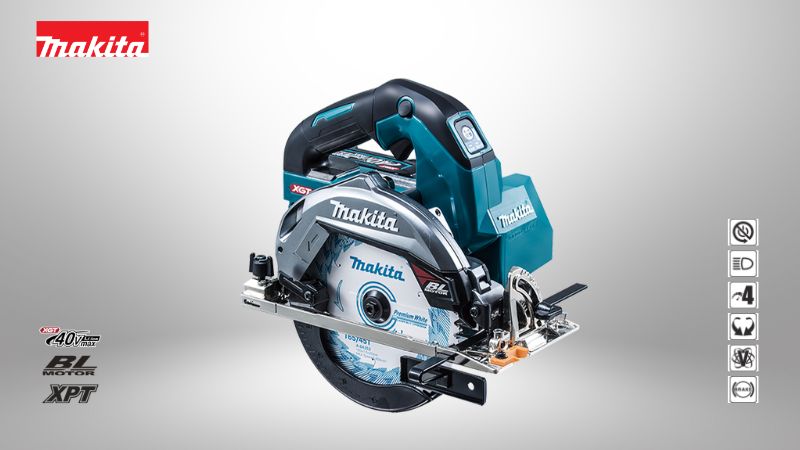牧田Makita | 40V 充電式無刷木工圓鋸機（165mm / 6.5吋）