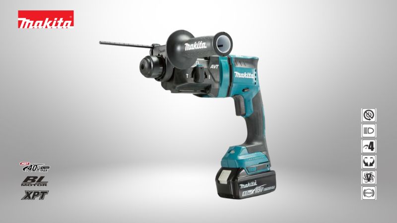 牧田Makita | 18V 四溝免出力充電式無刷鎚鑽（輕量 18mm 旗艦款）
